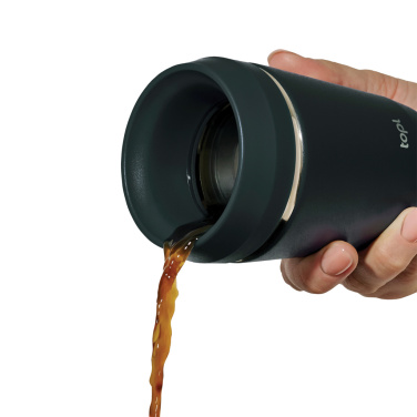Logo trade promotional products image of: Topl Recycled Steel To Go Tumbler Patented 360 Lid 235ml