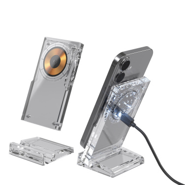 Logo trade promotional merchandise picture of: Magcharge 15W magnetic wireless charging stand