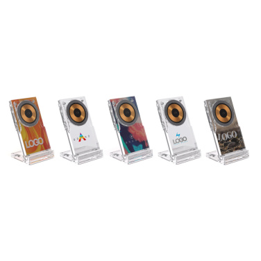 Logo trade promotional gifts picture of: Magcharge 15W magnetic wireless charging stand
