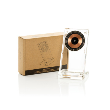 Logo trade corporate gift photo of: Magcharge 15W magnetic wireless charging stand