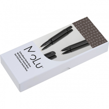 Logo trade promotional giveaways picture of: Elegant MoLu writing set Santa Rosa