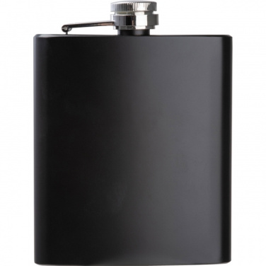 Logo trade business gift photo of: Stainless steel hip flask Sheffield