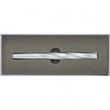 Logo trade promotional item photo of: MoLu brass rollerball Praia Grande