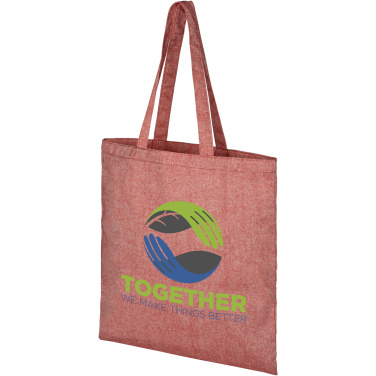 Logo trade promotional gift photo of: Pheebs 150 g/m² recycled tote bag 7L