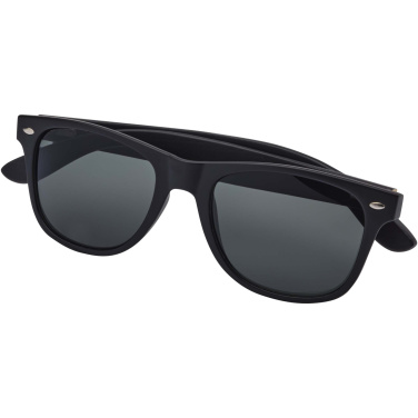 Logo trade promotional giveaway photo of: Arlo bamboo sunglasses with black coating