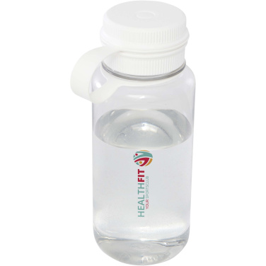 Logo trade promotional merchandise picture of: Ryder 900 ml RCS certified RPET sport bottle with multi-function lid