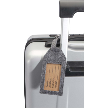 Logo trade business gift photo of: Tie luggage tag