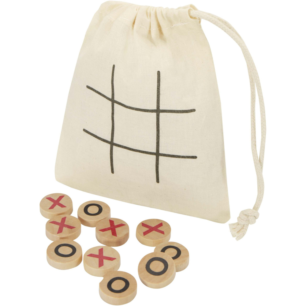 Logotrade promotional product image of: Whorl wooden tic, tac, toe game
