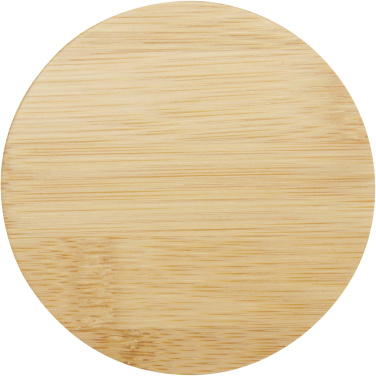 Logotrade promotional merchandise image of: Leona 350 ml glass cup with bamboo lid