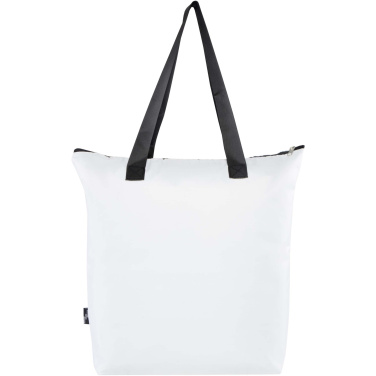 Logo trade promotional gift photo of: EcoFold RPET foldable tote cooler bag 15L