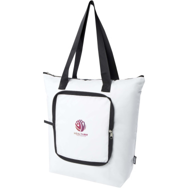 Logotrade promotional product image of: EcoFold RPET foldable tote cooler bag 15L