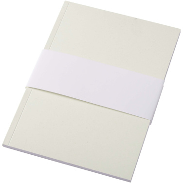 Logo trade corporate gifts picture of: Novella Austen A5 recycled soft cover notebook - 50 sheets