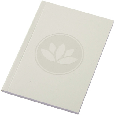 Logo trade promotional items image of: Novella Austen A6 recycled soft cover notebook - 50 sheets