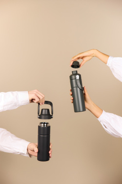 Logotrade promotional item image of: Baltimore trek RCS recycled SS bottle 600 ML