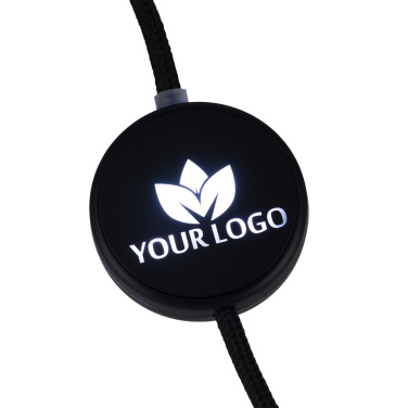 Logotrade corporate gift image of: Cable 4in1 with illuminated logo - LH-ZM02