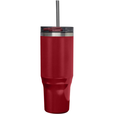 Logotrade promotional item image of: Melbourne 1200 ml RCS certified insulated tumbler with straw