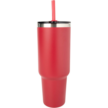 Logo trade promotional products image of: Sydney 1200 ml copper vacuum insulated tumbler with straw