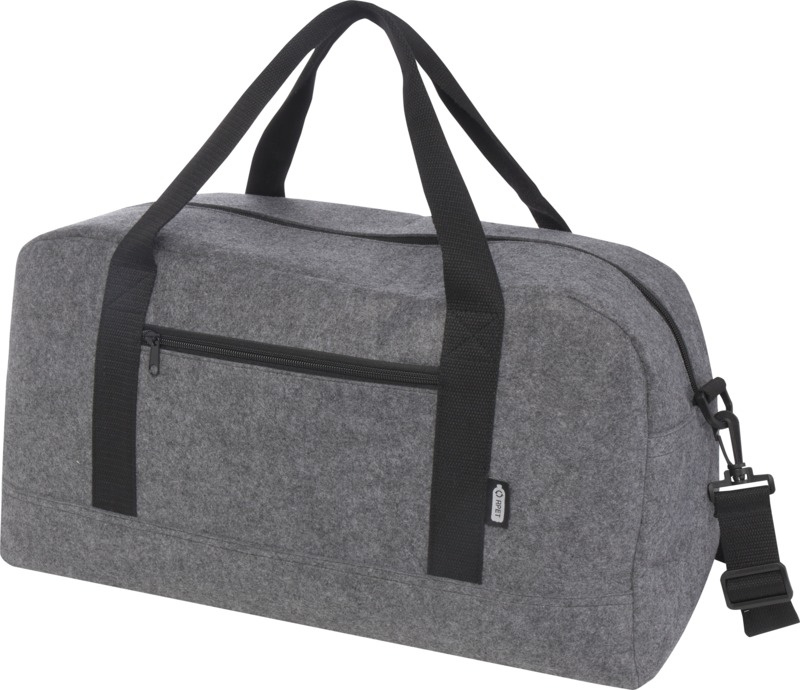 Logo trade promotional merchandise picture of: Felta GRS recycled duffel bag 35L