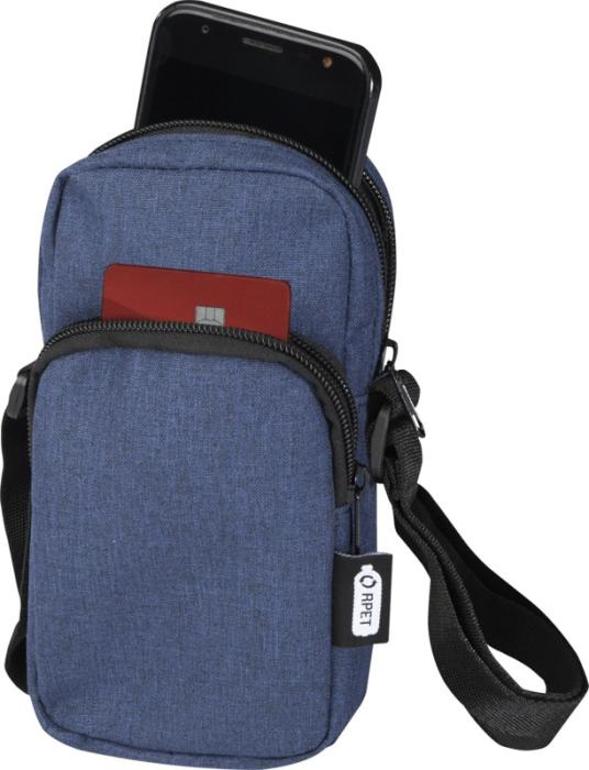 Logotrade corporate gift image of: Ross GRS recycled phone pouch