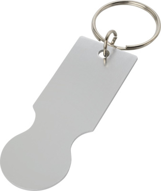 Logotrade promotional merchandise picture of: Rhea shopping cart keyring