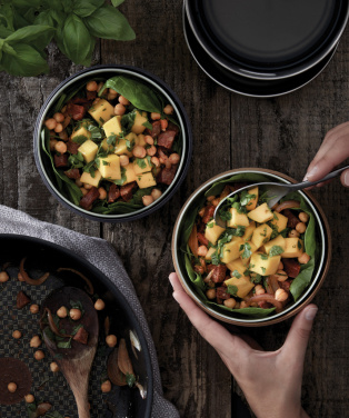 Logo trade advertising products image of: Black+Blum Glass Lunch Bowl 750ml