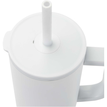 Logo trade promotional gift photo of: Brady 900 ml RCS certified insulated tumbler with silicone straw