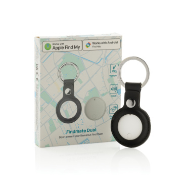 Logo trade promotional giveaway photo of: Findmate Dual RCS recycled plastic item finder IPX 5