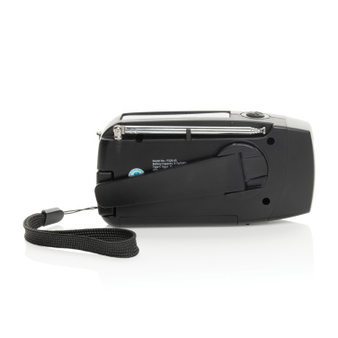 Logo trade promotional item photo of: RescueWave RCS recycled plastic emergency radio