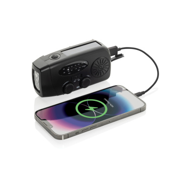 Logotrade promotional item image of: RescueWave RCS recycled plastic emergency radio