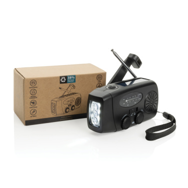 Logotrade promotional product image of: RescueWave RCS recycled plastic emergency radio