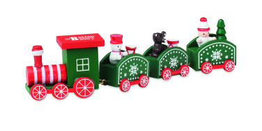 Logotrade promotional gift picture of: Wooden Christmas train