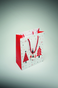 Logo trade promotional giveaways image of: Gift paper bag medium