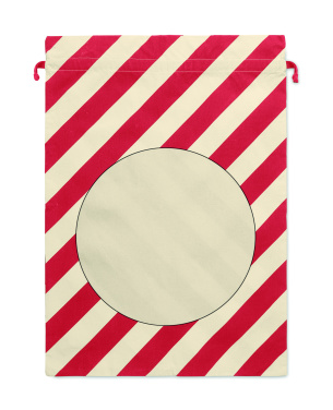 Logo trade business gifts image of: Large Santa cotton bag