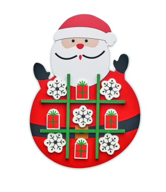 Logotrade promotional giveaway picture of: Christmas wooden tic tac toe