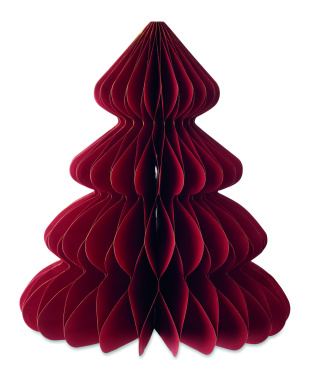 Logo trade advertising products image of: Paper Xmas tree decoration