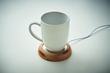 Logotrade promotional merchandise image of: Bamboo mug warmer with USB