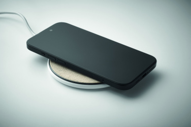 Logotrade promotional product image of: Cork wireless charger 15W