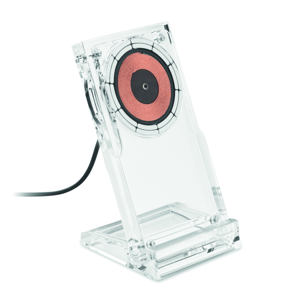 Logotrade business gift image of: Acrylic wireless charger 15W