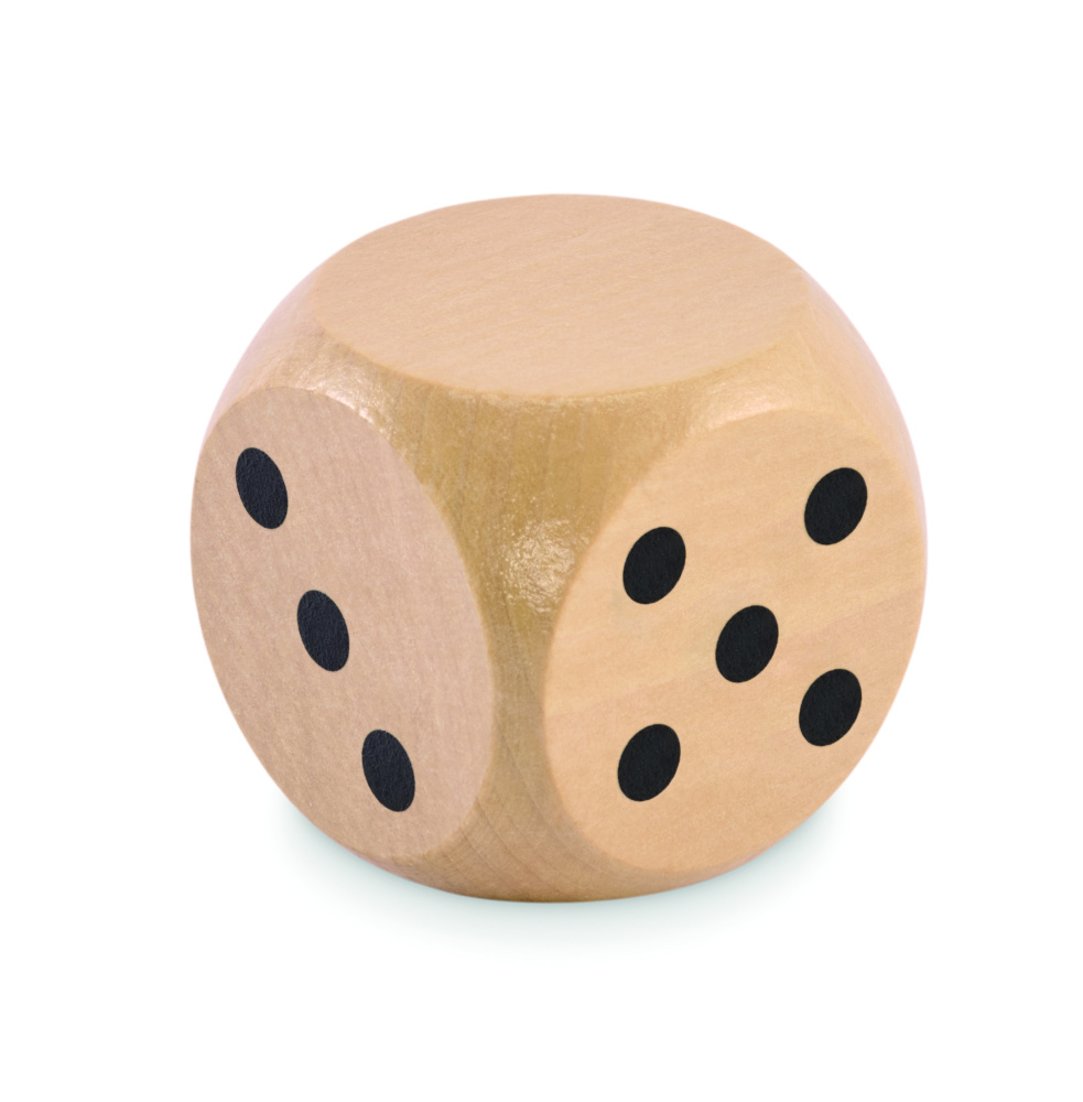 Logotrade advertising product image of: Schima wooden dice 5cm dia