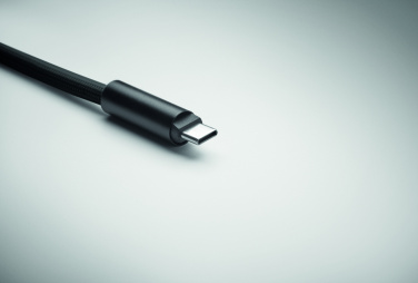 Logo trade business gifts image of: 60W charging and data lanyard