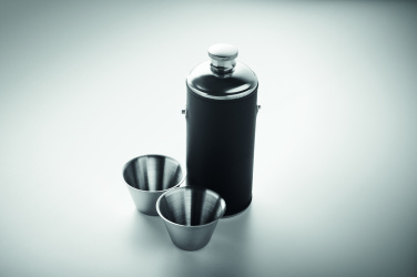 Logotrade advertising product picture of: Hip flask with shot cups
