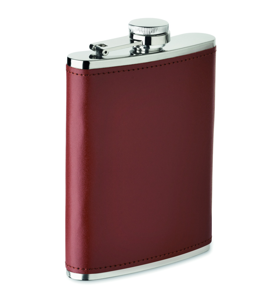 Logo trade promotional giveaway photo of: Slim hip flask 200 ml
