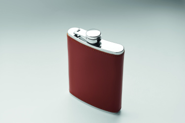 Logotrade promotional products photo of: Slim hip flask 200 ml