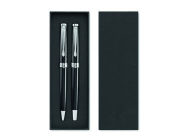 Logo trade promotional merchandise picture of: Ball pen and roller set