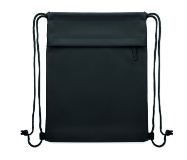 Logotrade promotional products photo of: Drawstring bag in 600D RPET