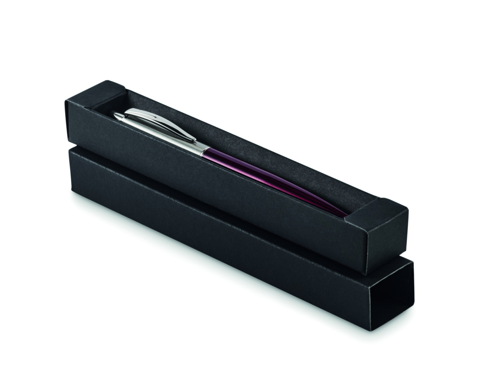 Logo trade promotional gift photo of: Push button pen in box