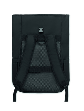 Logotrade business gifts photo of: Rolltop laptop rucksack 600D