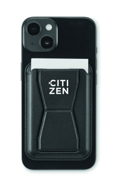 Logo trade advertising products picture of: Magnetic PU cardholder