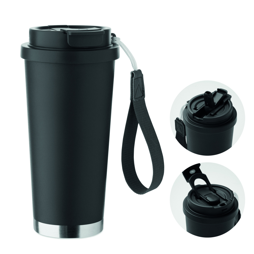 Logo trade promotional giveaways picture of: Double wall tumbler 500ml