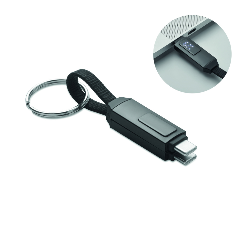 Logotrade corporate gifts photo of: 60W charging cable keyring
